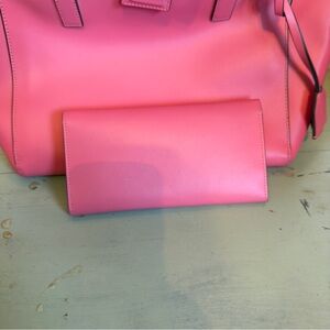 Kate Spade pink shopper & wallet